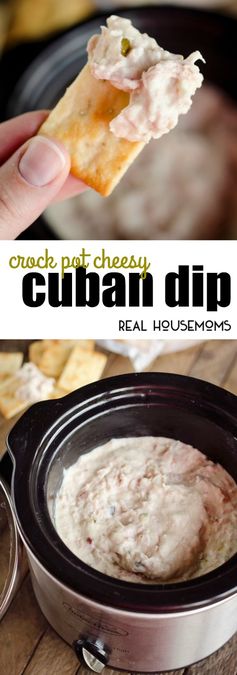 Crock Pot Cheesy Cuban Dip