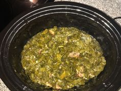 Crock Pot Collard Greens and Ham