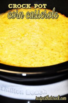 Crock Pot Corn Casserole