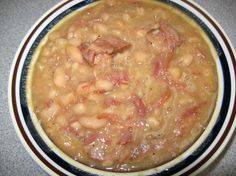 Crock Pot Ham Bone and Beans