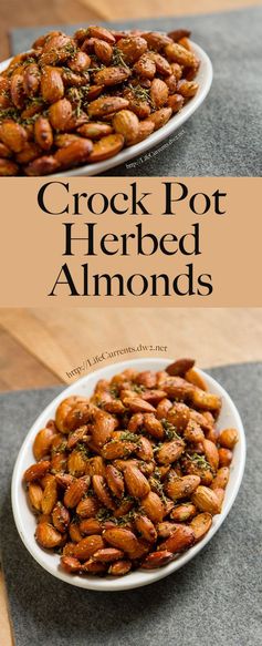 Crock Pot Herbed Almonds