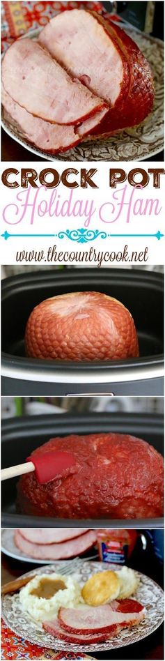 Crock Pot Holiday Ham