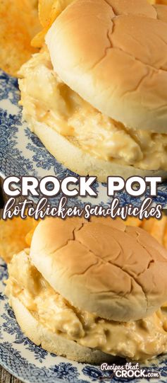 Crock Pot Hot Chicken Sandwiches