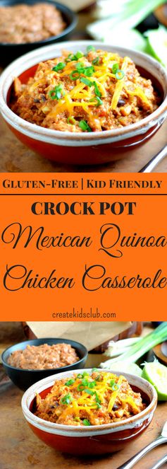 Crock Pot Mexican Quinoa Chicken