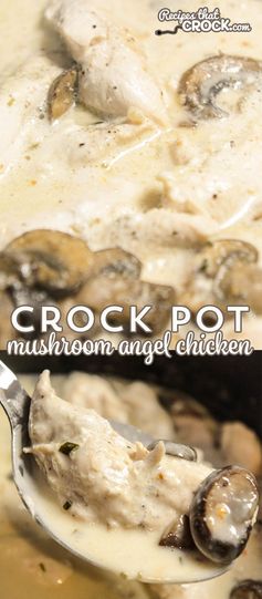 Crock Pot Mushroom Angel Chicken