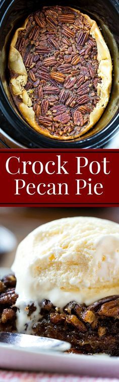 Crock Pot Pecan Pie