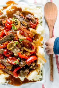 Crock Pot Pepper Steak