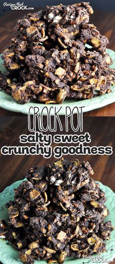 Crock Pot Salty Sweet Crunchy Goodness