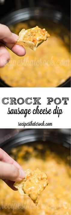 Crock Pot Sausage Cheese Dip