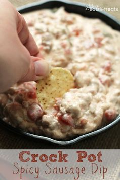 Crock Pot Spicy Sausage Dip