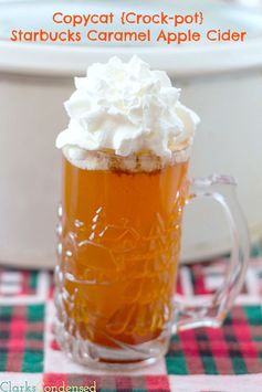 Crock Pot Starbucks Caramel Apple Cider