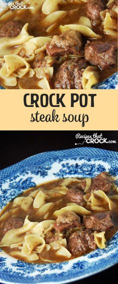 Crock Pot Steak Soup