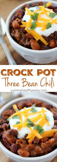 Crock Pot Three Bean Chili