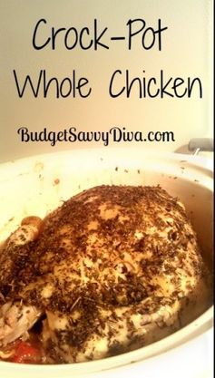 Crock-Pot Whole Chicken