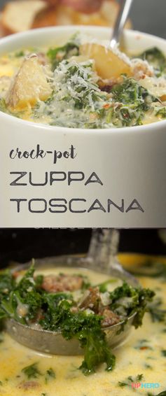 Crock-pot zuppa toscana