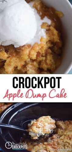 Crockpot Apple Dump Cake