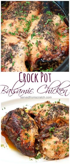 Crockpot Balsamic Chicken