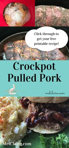 Crockpot Boston Butt Pulled Pork