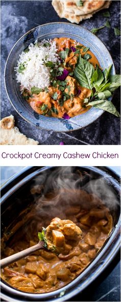 Crockpot Creamy Cashew Chicken