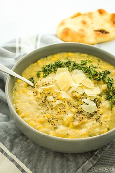 Crockpot Poblano Corn Soup