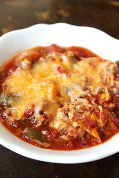 Crockpot Zucchini Chicken Parmesan