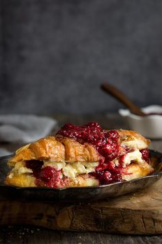 Croissant French toast with lemon Mascarpone cheese - two ways