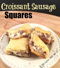 Croissant Sausage Squares