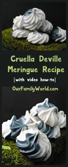 Cruella Deville Meringue Recipe [with video tutorial]