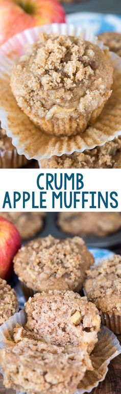 Crumb Apple Muffins