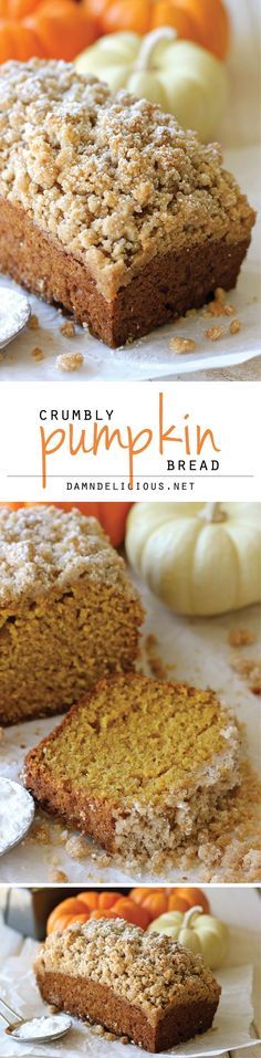 Crumbly Pumpkin Bread