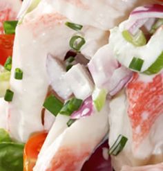 Crunchy Imitation Crab Meat Salad