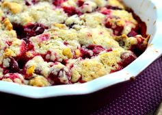 Crustless Cranberry Pie