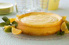 Crustless Lemon Cheesecake