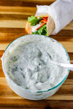 Cucumber Dill Yogurt Dip (Maast o Khiaar