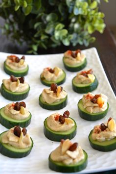 Cucumber Hummus Canapé -My Signature Dish 🙂