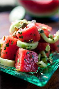 Cucumber-Watermelon Salad