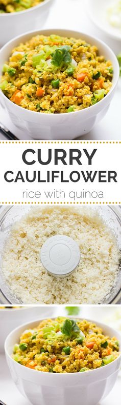 Curry Cauliflower Rice and Quinoa