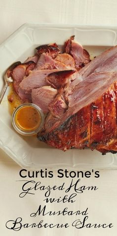 Curtis Stone's Glazed Ham with Mustard Barbecue Sauce