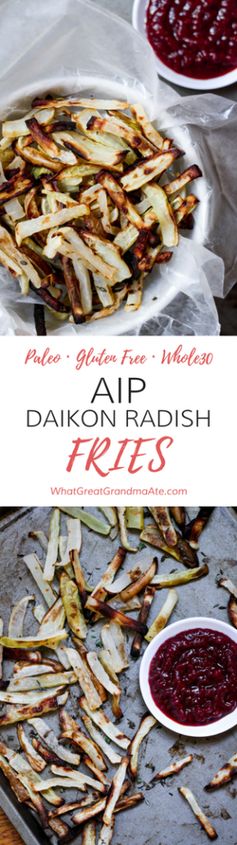 Daikon Radish Fries