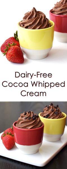 Dairy-Free Chocolate Whipped Cream or Topping