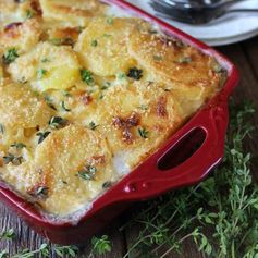 Dairy Free Herbed Scalloped Potatoes