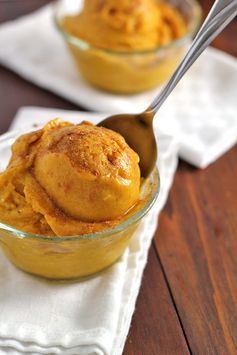 Dairy-Free Pumpkin Spice Sorbet