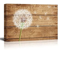 Dandelion Painting on Canvas