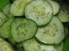 Danish Pickled Cucumbers (Syltede Agurker