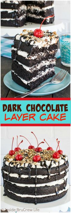 Dark Chocolate Layer Cake