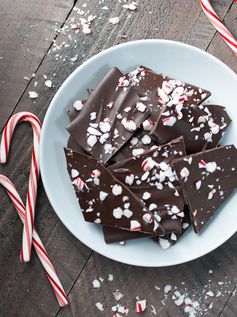 Dark Chocolate Peppermint Bark