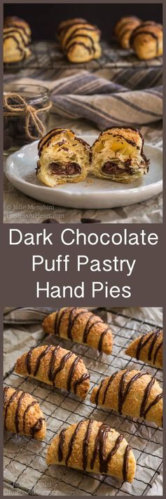 Dark Chocolate Puff Pastry Hand Pies