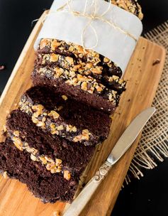 Dark Chocolate Zucchini Bread - Vegan + Gluten-free