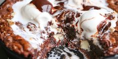 Death by Chocolate Skillet Brownie