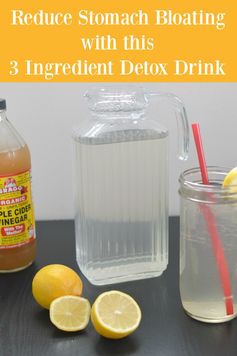Debloat with a 2 Ingredient Detox Drink